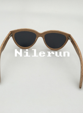 经典乌花梨木框太阳镜 造实木质偏光墨镜