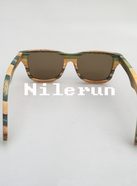 墨镜优雅风多色竹子框架太阳镜