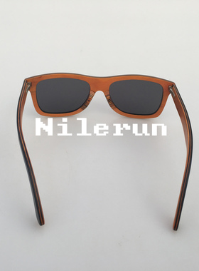 墨镜桔色偏光太阳镜男女同款