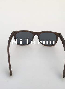 墨镜深棕色竹子偏光镜片