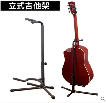 ຈັດສົ່ງຟຣີ ຂາຕັ້ງ guitar acoustic folding vertical guitar stand bracket classical violin stand electric guitar stand display stand accessories