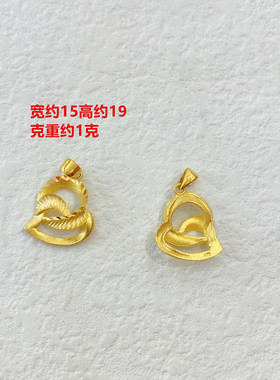 女铜久不掉色吊坠项链坠简约时尚