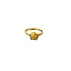 Golden rose jewelry set for women light luxury sand gold