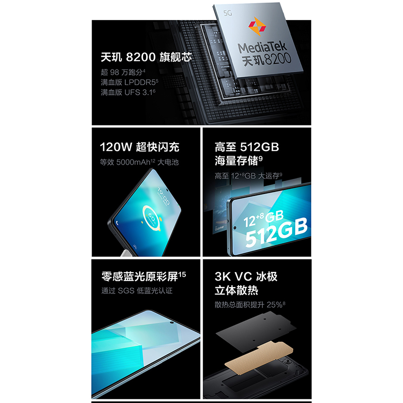 新品立减370元 vivo iQOO Z8手机5G全网通学生游戏拍照智能正品vivo手机 iQOOz8 iqooz8 iQOO手机官方旗舰店-图1