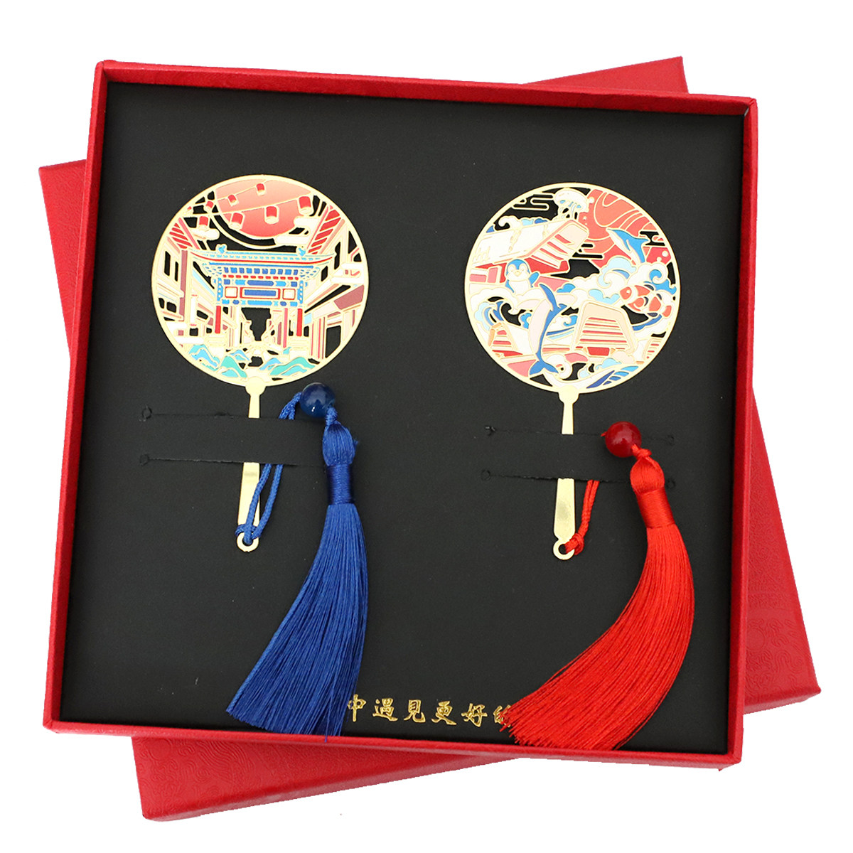 天津之眼特色景点书签五大道古文化街金属旅游纪念品礼物定制刻字