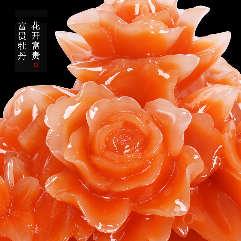 玉如意摆件客厅四季发财招财工艺品电视酒柜玄关装饰新房乔迁礼物 - 图2
