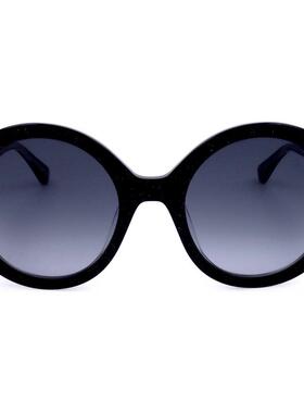 代购kate spade女士太阳镜防紫外线遮光抗强光清晰视野圆形黑色