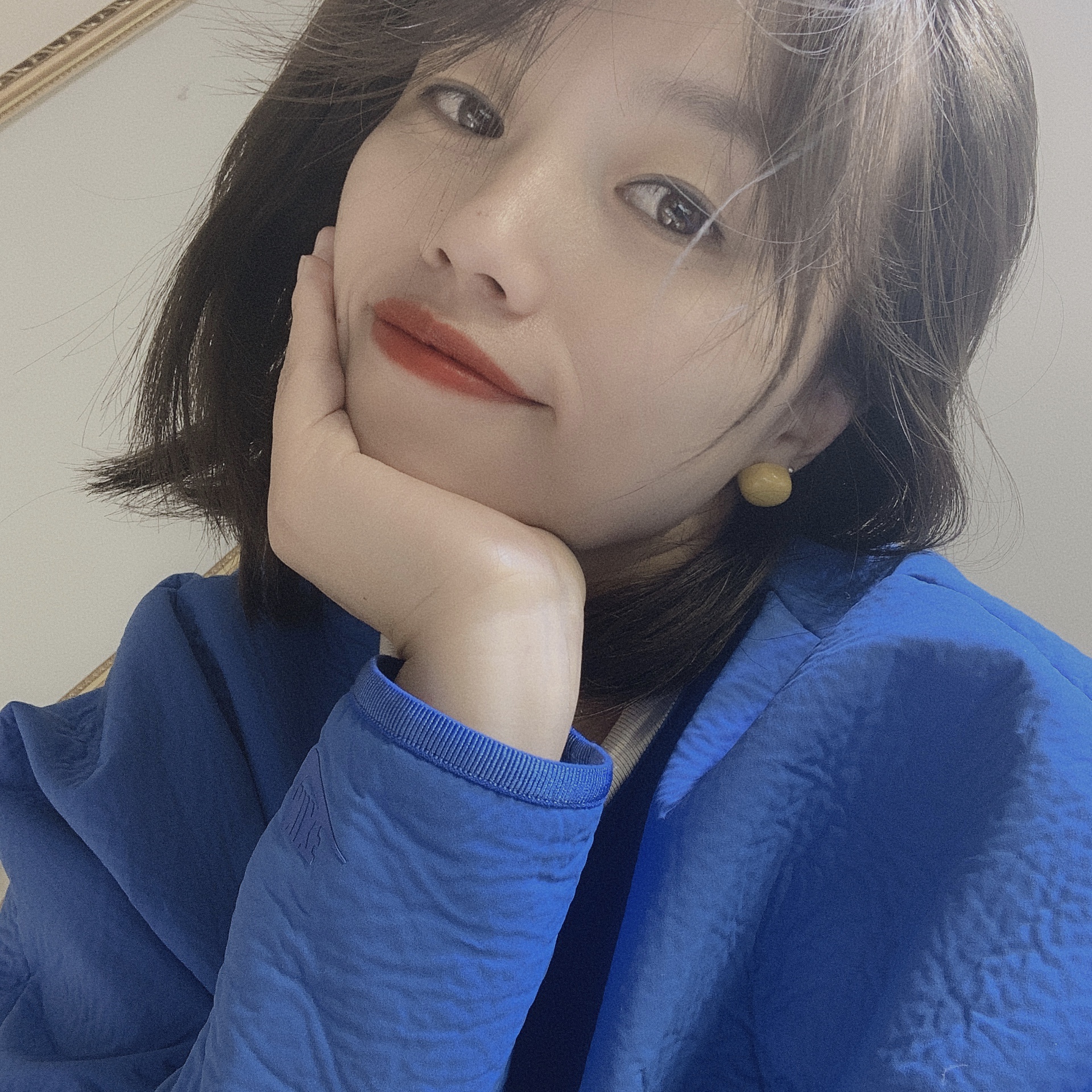 学生 纯银耳钉耳环不对称韩国耳夹日本几何 925 莫兰迪色豆豆糖利饰 学生 纯银耳钉耳环不对称韩国耳夹日本几何 925 莫兰迪色豆豆糖利饰