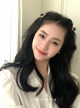 颅顶变美公主抓扎法式小发夹