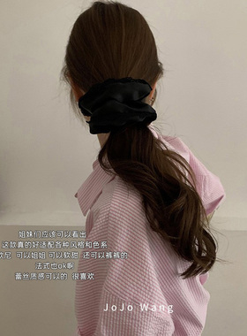 blackgirl~蕾丝精致肠圈发圈