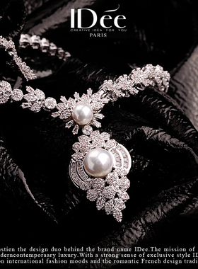 轻奢小众个性艺术项链吊坠饰品