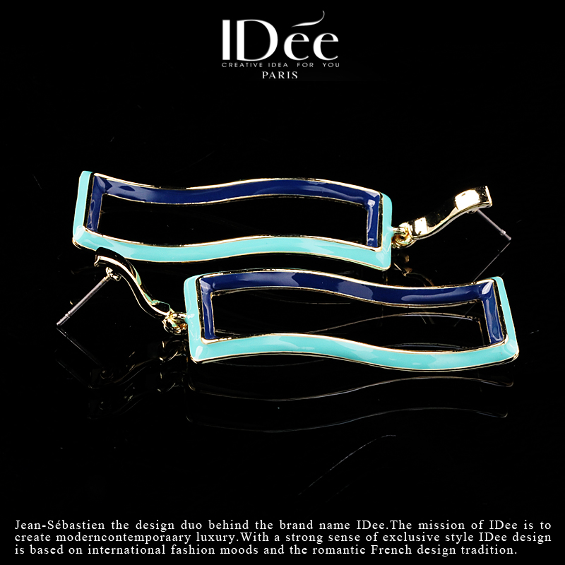 法国idee空镜小众设计感高级女耳钉 idee耳钉