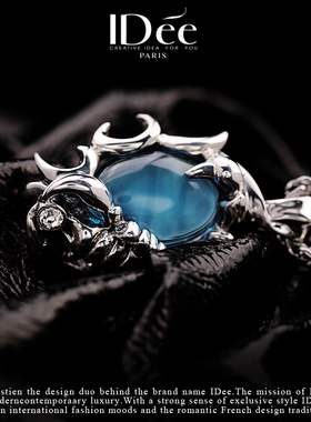 法国IDEE天蝎座925银项链男时尚