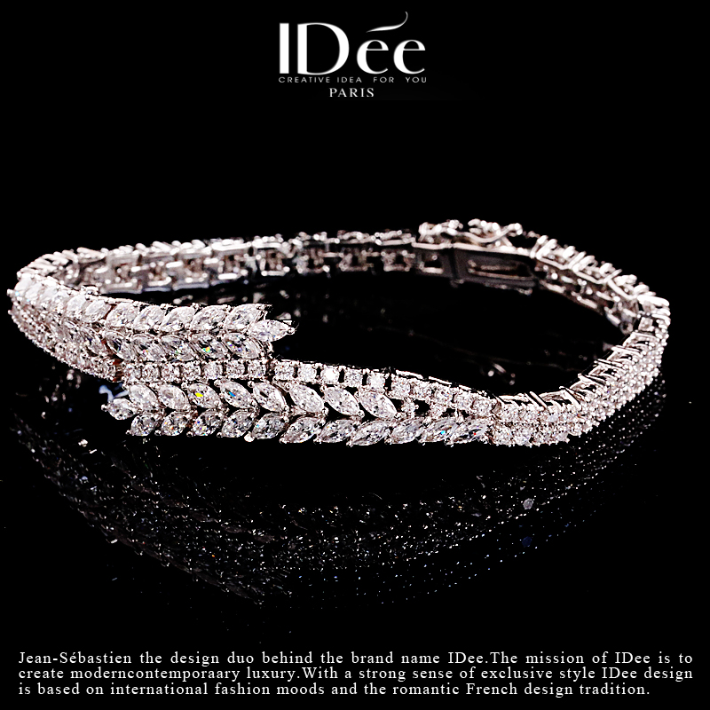 法国idee梅根系列闪钻女高级手链 idee手链