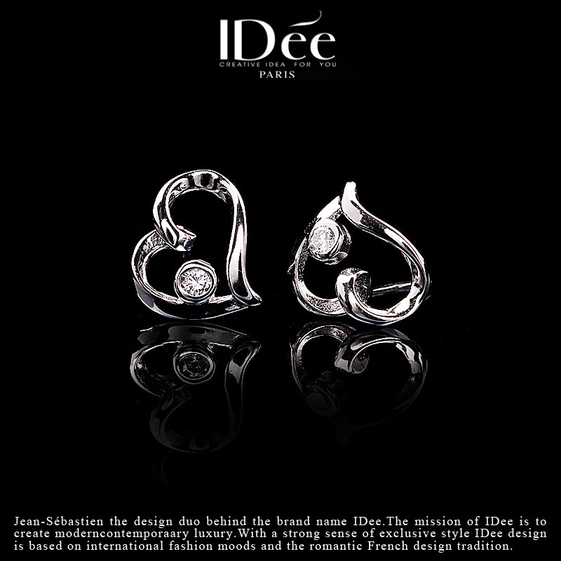 法国idee小女生潮牌纯银耳坠耳钉 idee耳钉