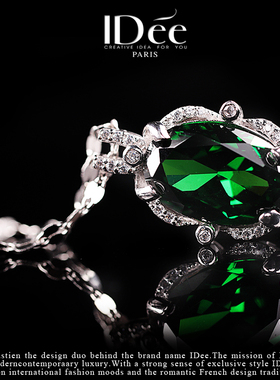 轻奢小众法国IDee银项链女项链