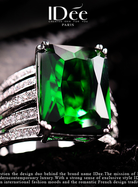 法国idee潮牌银色戒指