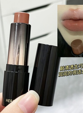 秋冬日常美拉德系！低饱和裸色口红伪素颜黄皮滋润显白R多用棒C