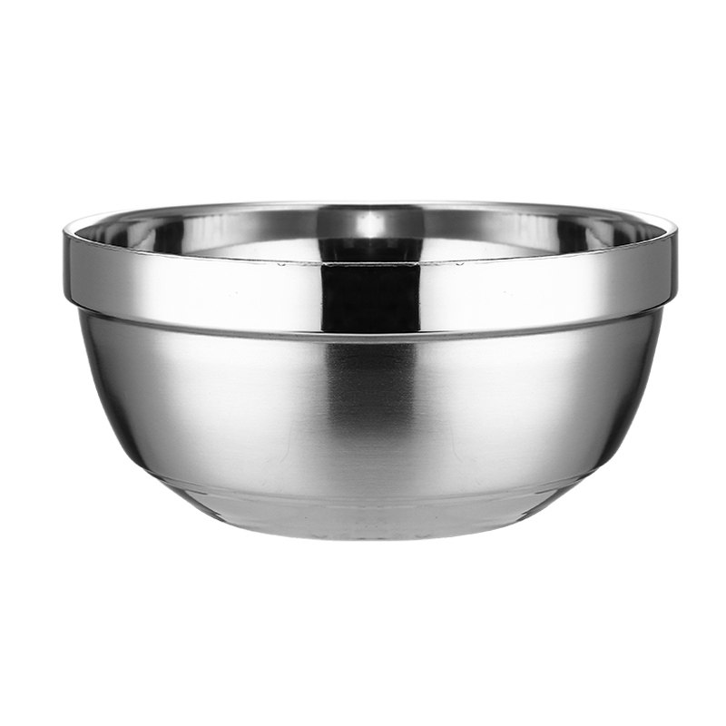 304不锈钢铂金碗双层隔热儿童碗防烫家用吃饭碗汤面碗防摔可刻字