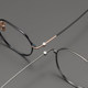 Montura de gafas miopes de temperamento ultraligero de titanio puro informal