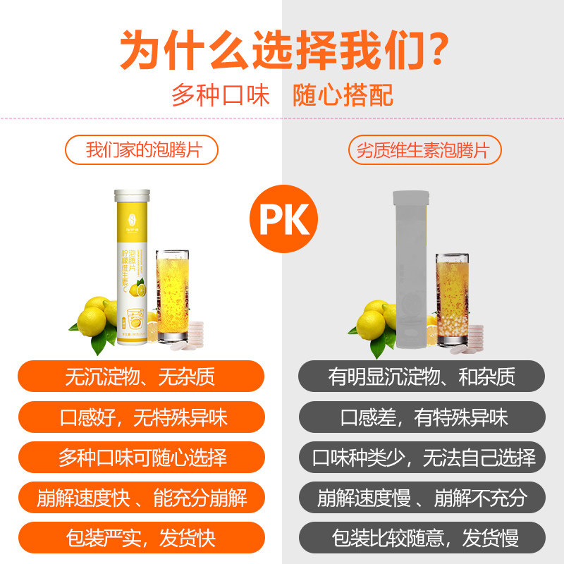 施罗德泡腾片沸腾维他命维生素c 施罗德维生素/复合维生素