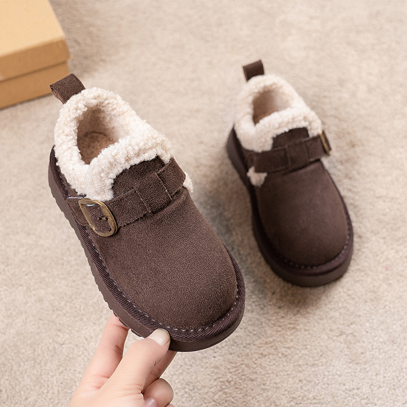 儿童棉鞋女童2025新款加绒加厚冬季保暖巨厚防滑儿童博肯鞋雪地靴,淘宝优惠券,粉丝福利购,淘宝优惠卷