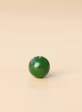 正品天然碧玉老坑菠菜绿散珠