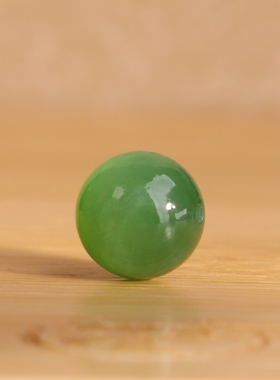 天然正品俄料碧玉猫眼圆珠单珠