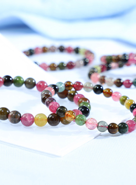 帝廷珠宝天然老坑料碧玺女生