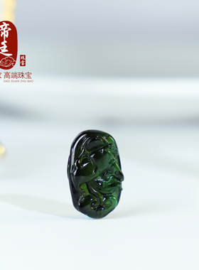 天然碧玺雕刻件巴西老矿料绿碧玺