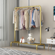 Hanger Ground Floor Bedroom Hanging Hanger Fashion Clothes Hanger Home Single Lever Style Cloakhat Rack Simple Folding Clothes Rack