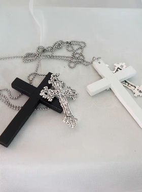 原创设计大十字架项链 十字礼赞cos万圣节暗黑哥特修女lolita女仆