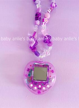 童年回忆电子宠物项链钥匙扣y2k辣妹搭配饰品原宿软妹