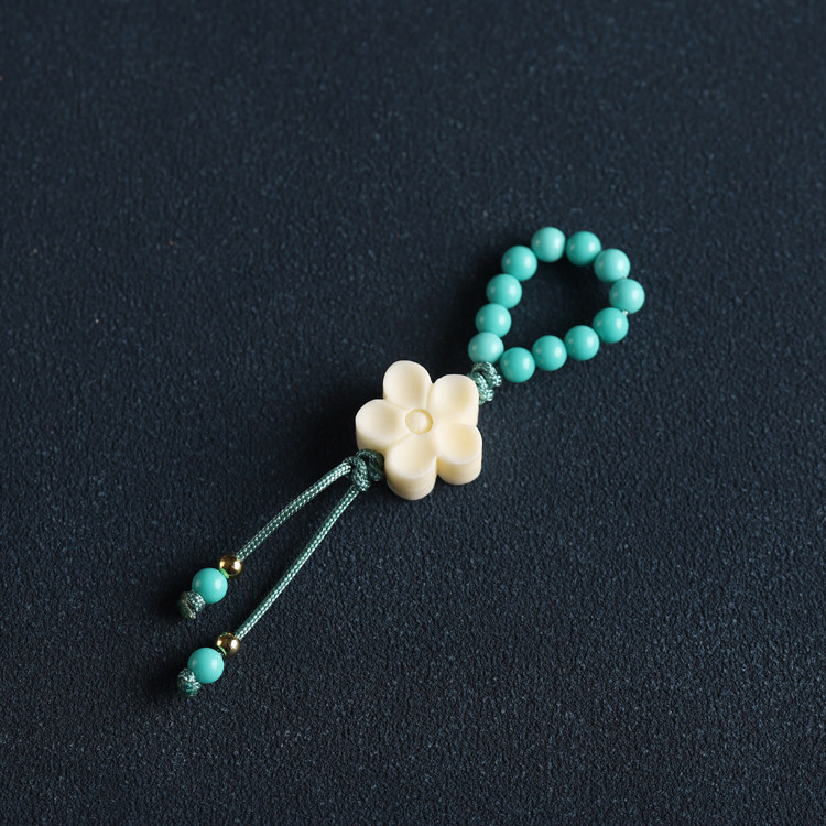 象牙果铃兰花栀子花桂花手串提溜侧挂项链坠子diy绿松跑环,淘宝优惠券,粉丝福利购,淘宝优惠卷