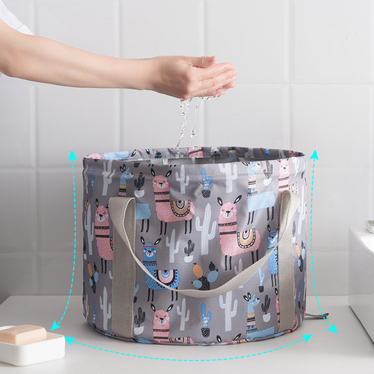 Travel Portable Collapsible Water Basin Non-Essential Bucket