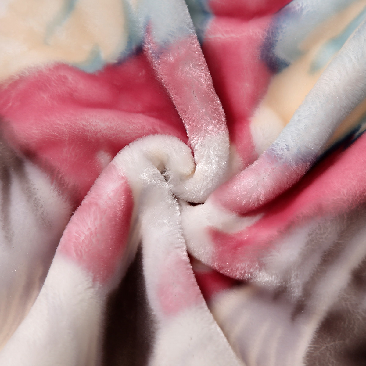 富安娜加厚双层卧室铺床午睡毯床单 富安娜休闲毯/毛毯/绒毯