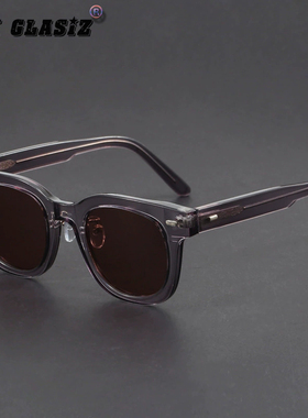 日式复古厚框防紫外线太阳镜墨镜