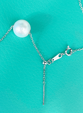 臻怡S925银针式十字链可调节diy