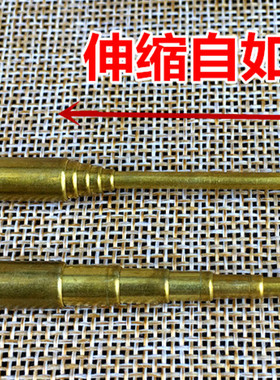 高精准度黄铜水脉矿人物中式办公