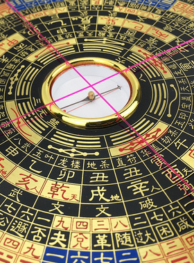罗盘专业纯铜指南针