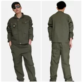 Хлопковый износостойкий комбинезон, лонгслив, увеличенная толщина