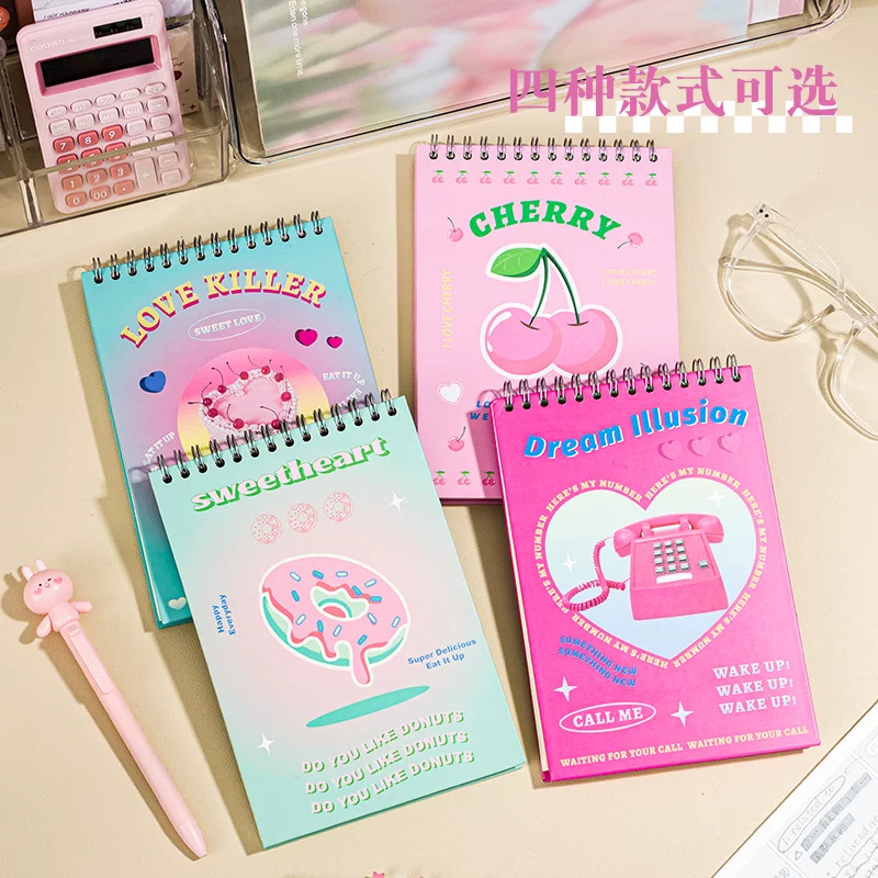 三年二班 Retro handheld small laptop, book for students, notebook, American style