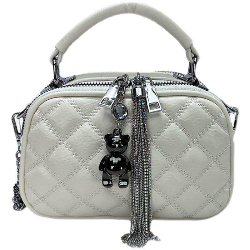 菱格斜挎小包2025新款百搭洋气链条小方包女斜挎手提包迷你手机包,淘宝优惠券,粉丝福利购,淘宝优惠卷