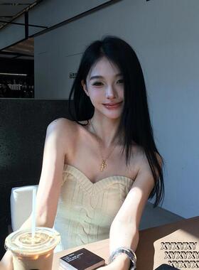 双层十字架项链女k长版情侣毛衣链ins罗轻奢纯银莫桑石心欧阳娜娜