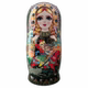 Russian matryoshka 10-layer genuine air-dried basswood Harbin tourist souvenir holiday gift ornament for children
