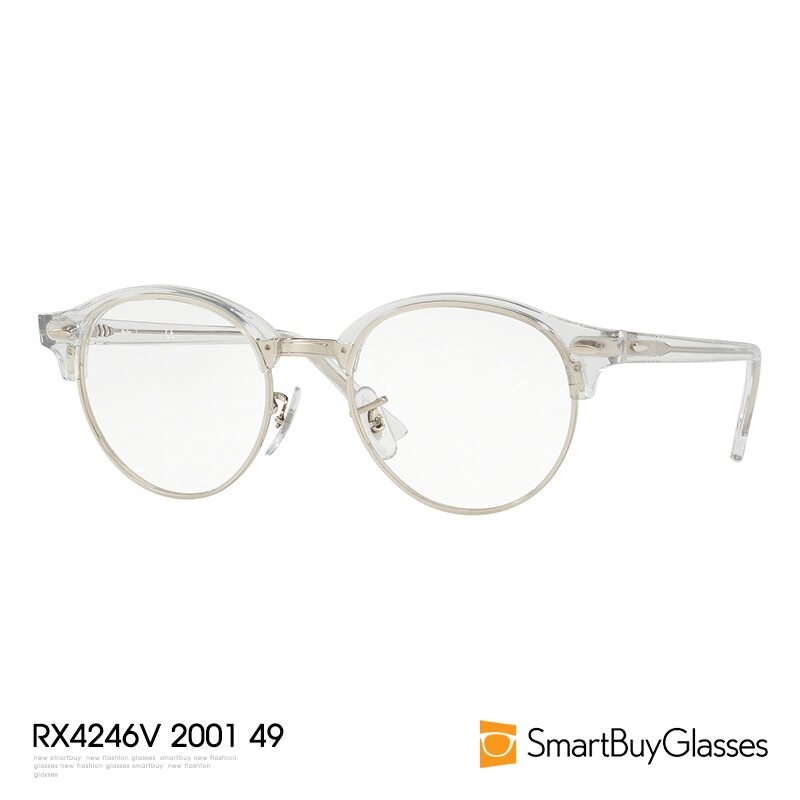 rayban正品男女简洁小脸舒适眼镜框 SmartBuy海外定制成品光学镜