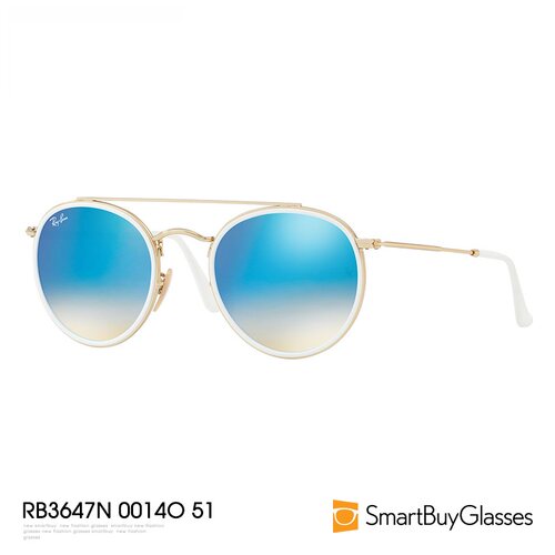 rayban雷朋太阳眼镜 男款张艺兴同款圆框双梁飞行员墨镜 RB3647N - 图3
