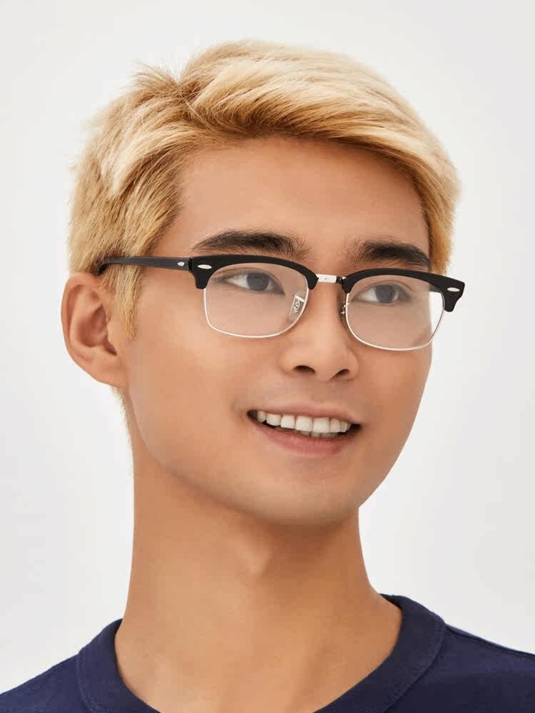 ray ban雷朋半框型男舒适眼镜架 SmartBuy海外眼镜架