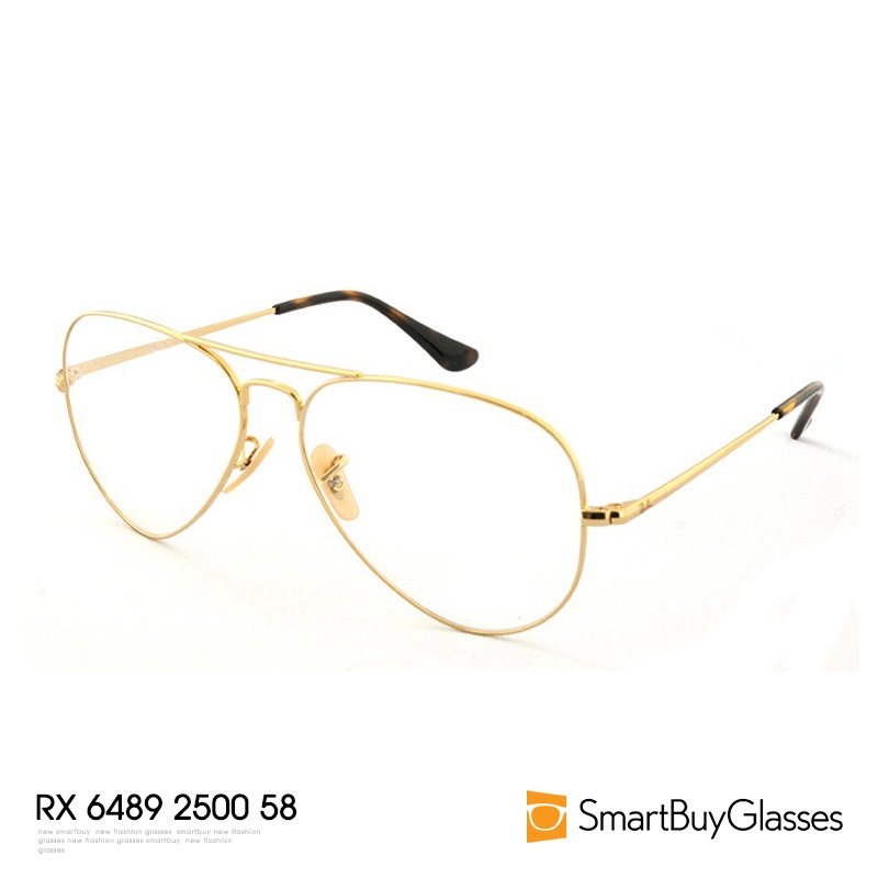 rayban框架男女魏晨同款金丝边眼镜 SmartBuy海外定制成品光学镜