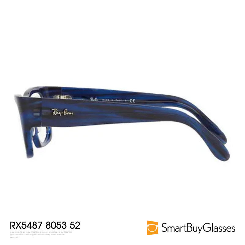rayban框架正品男女条纹框架镜眼镜 SmartBuy海外眼镜架
